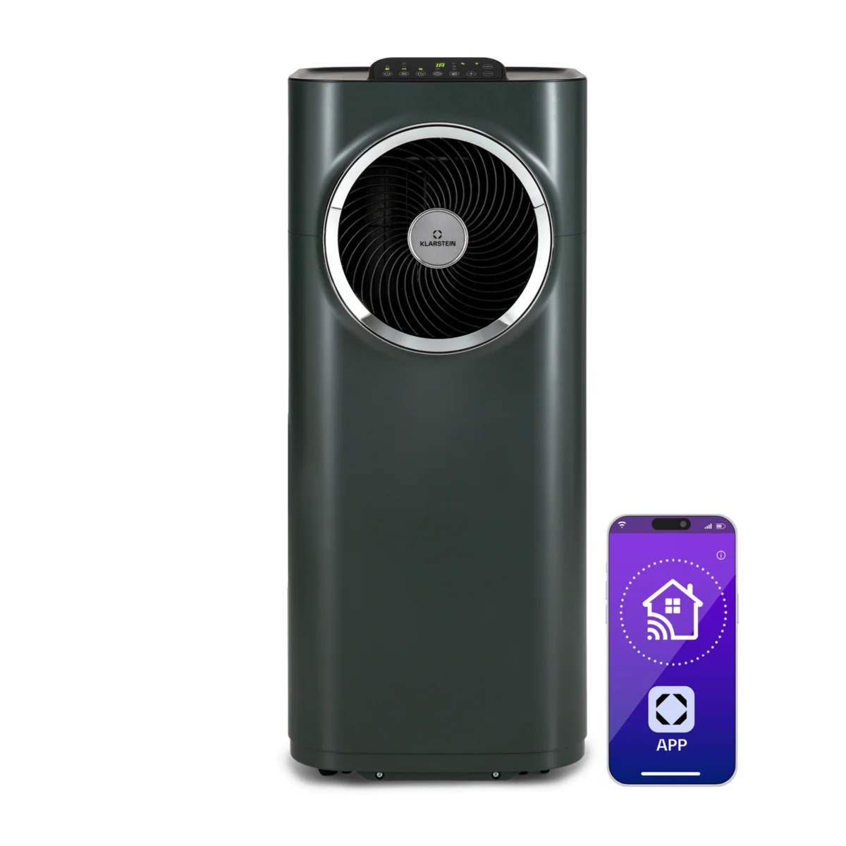 Kraftwerk Smart 11500 BTU Climatiseur mobile Anthracite