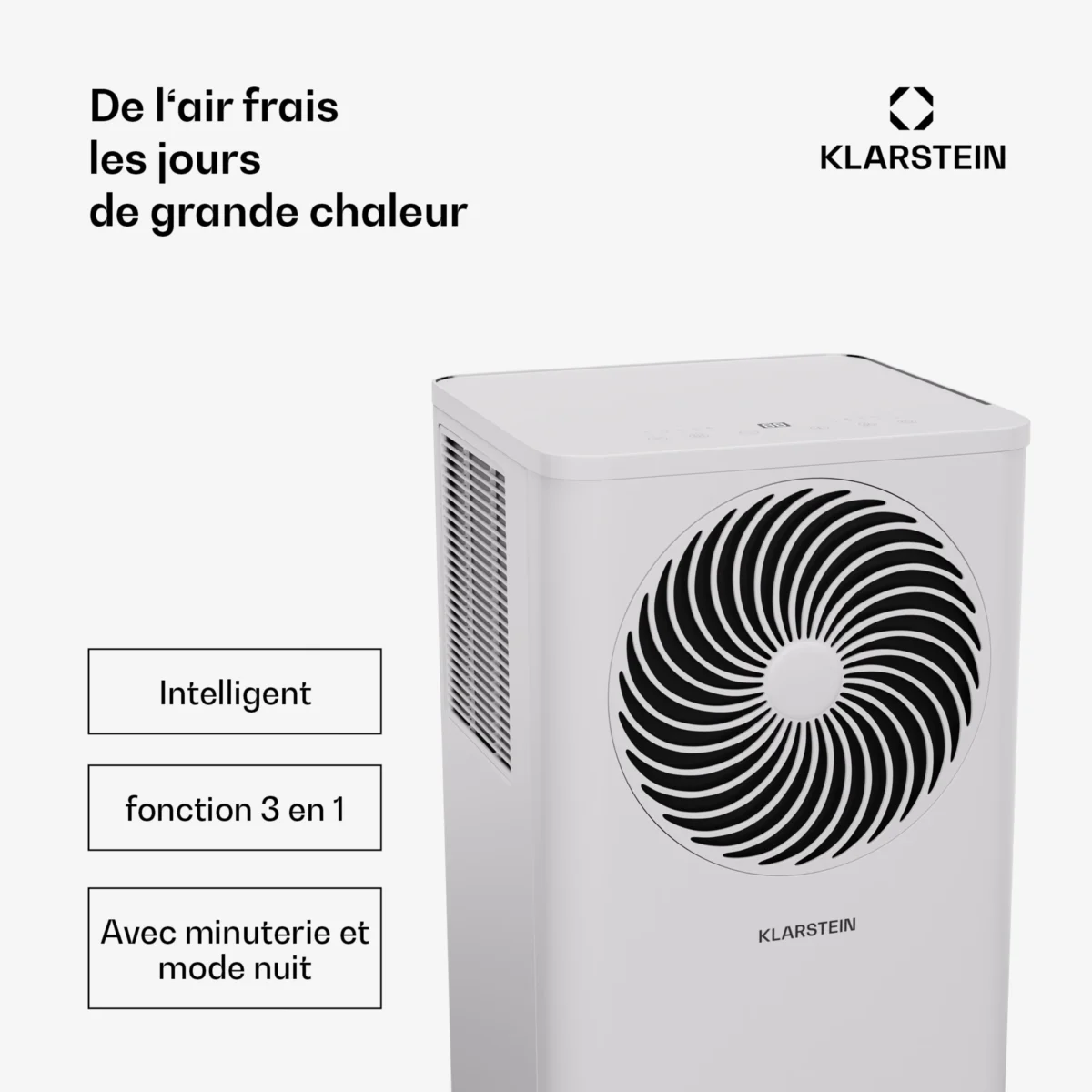 Aero Ring Smart 7000 BTU Climatiseur mobile Blanc – Image 2