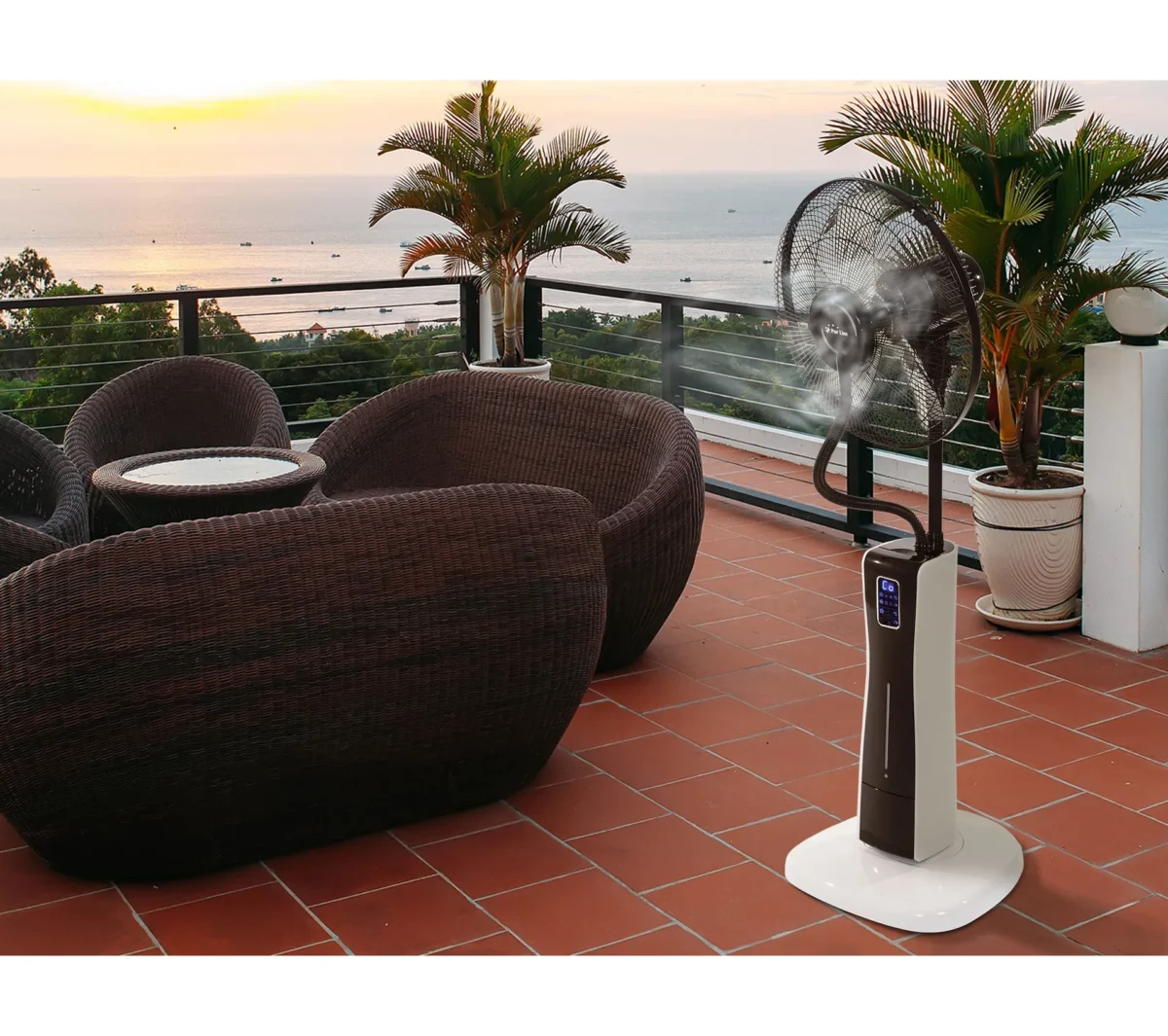 PURLINE Ventilateur Brumisateur à 3 Vitesses Avec Télécommande – Image 3