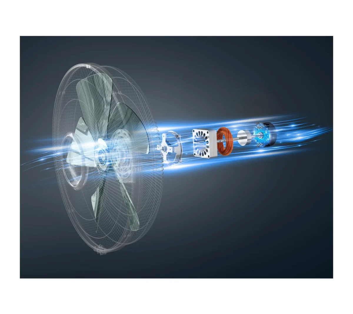 ROWENTA Ventilateur Sur Pied 40cm 34w Blanc - Vu5890f0 – Image 3