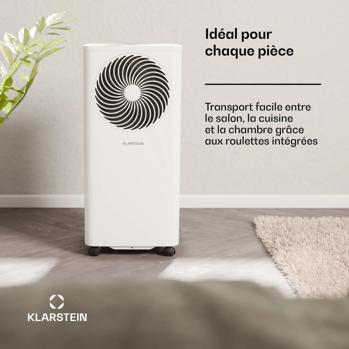 Aero Ring Smart 7000 BTU Climatiseur mobile Blanc – Image 4