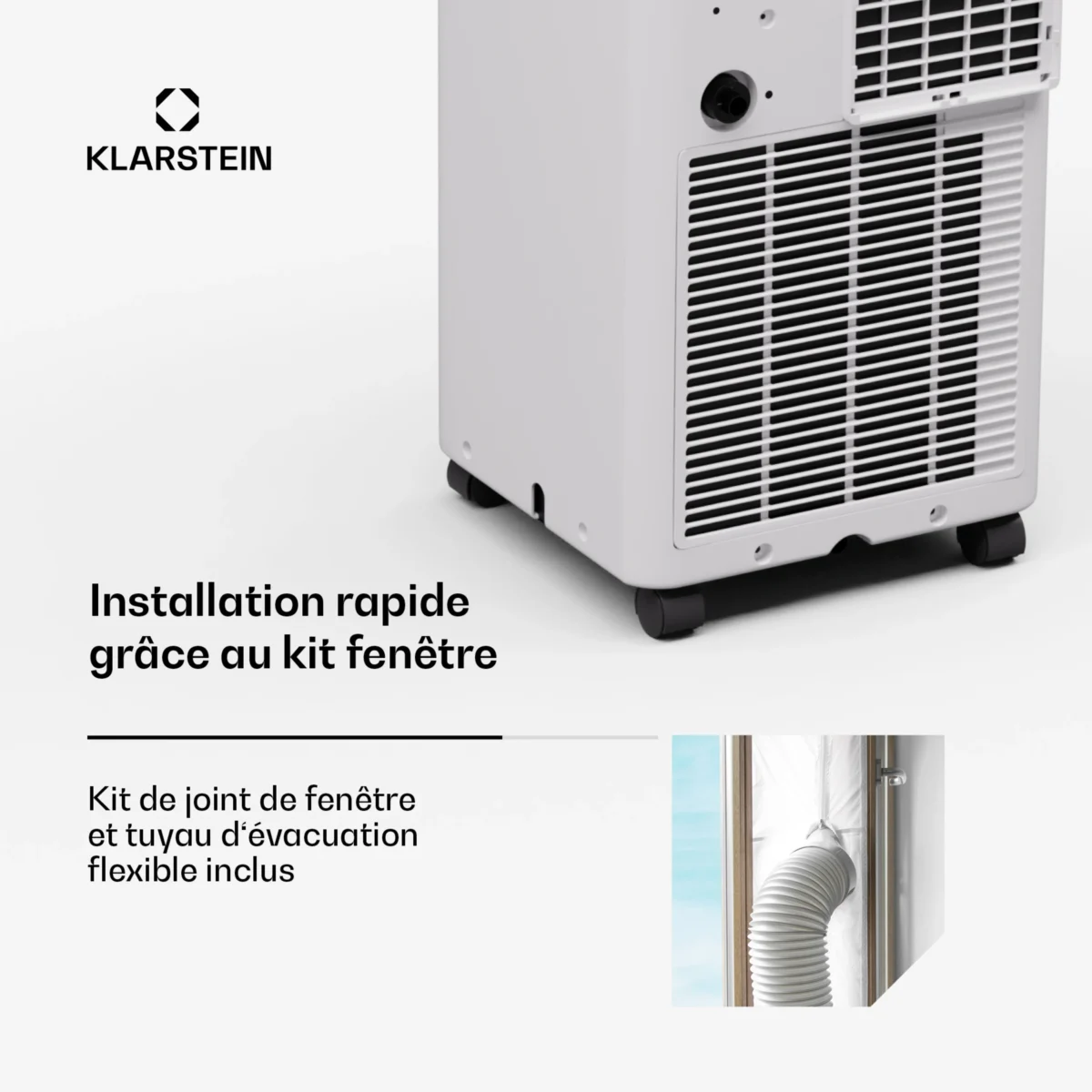 Aero Ring Smart 7000 BTU Climatiseur mobile Blanc – Image 5
