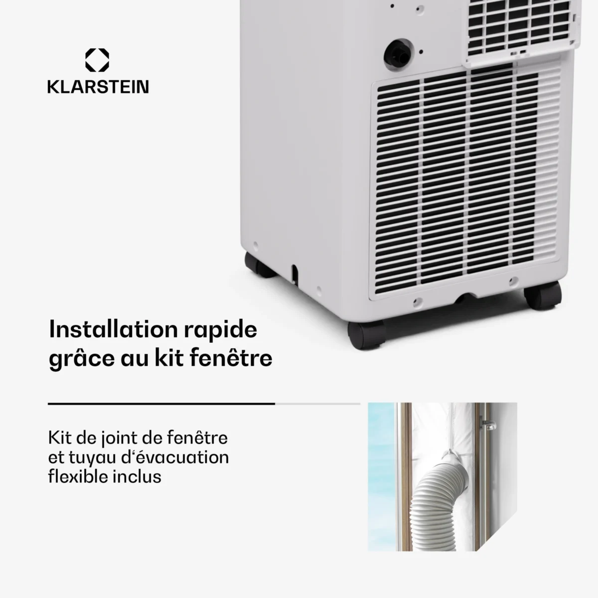 Aero Ring Smart 9000 BTU Climatiseur mobile Blanc – Image 5