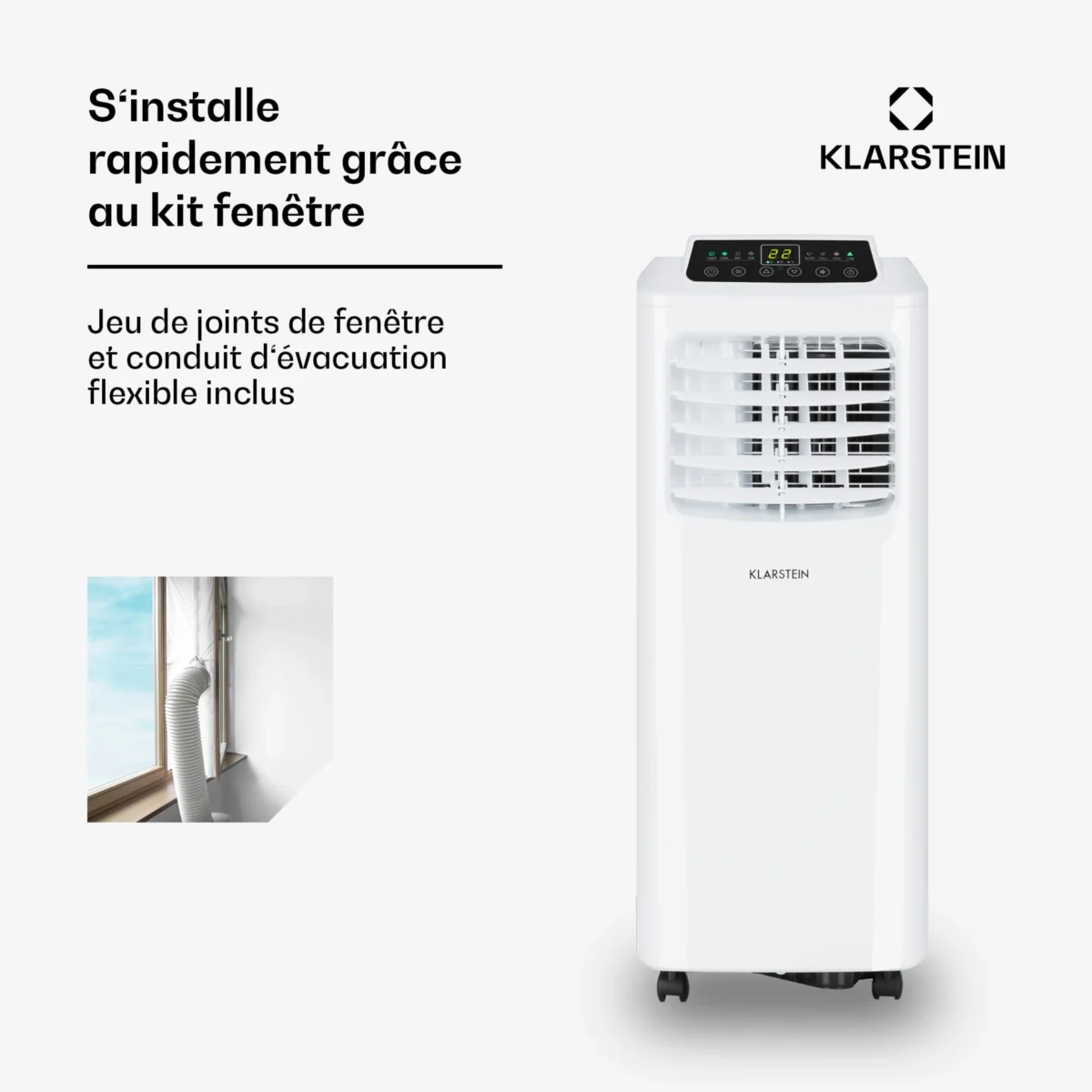 Pure Blizzard Smart 9000 BTU Climatiseur mobile Blanc – Image 6