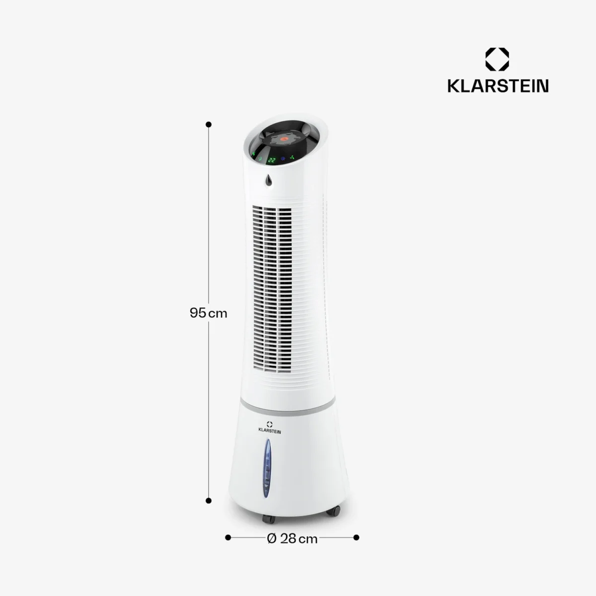 Skyscraper Ice Smart 6 L 210 m3/h Rafraîchisseur d'air Blanc – Image 8