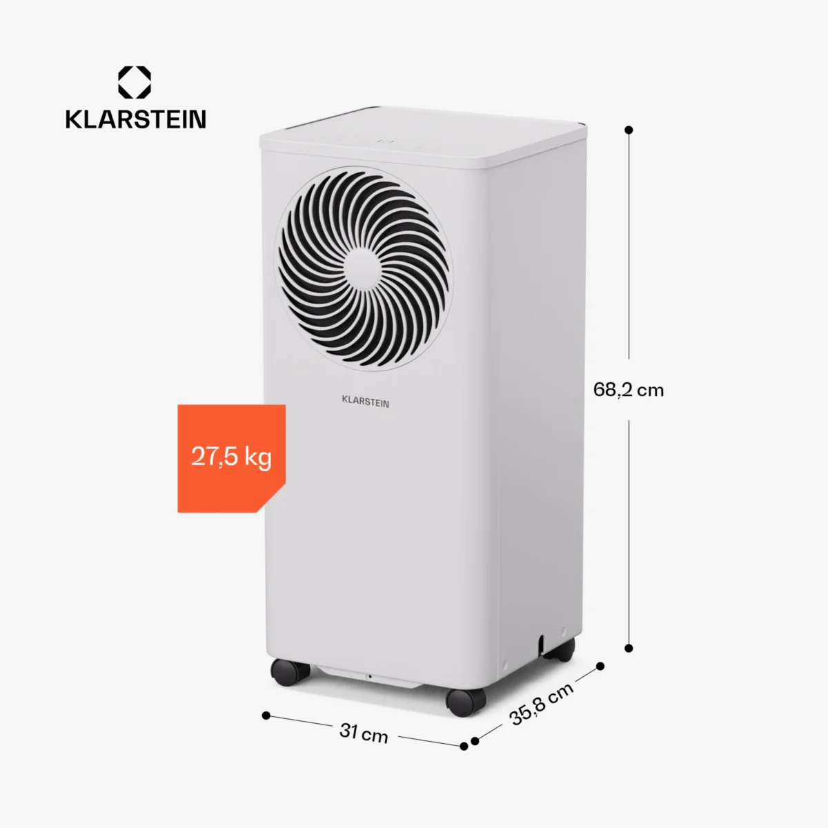 Aero Ring Smart 9000 BTU Climatiseur mobile Blanc – Image 7