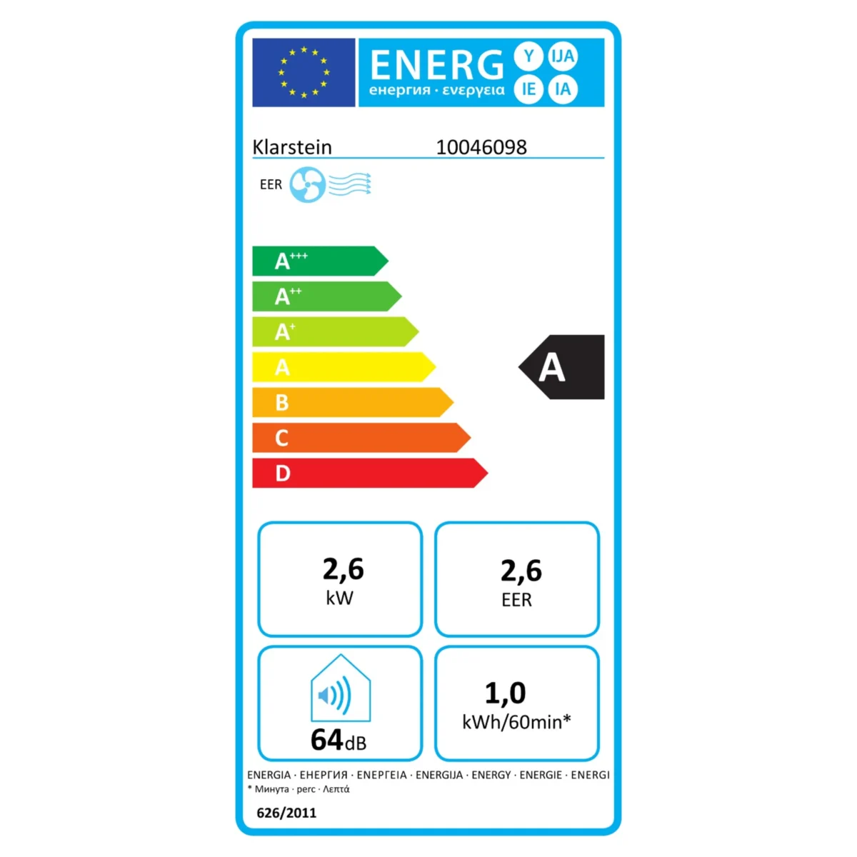 Aero Ring Smart 9000 BTU Climatiseur mobile Noir – Image 8